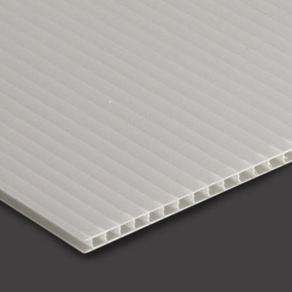 Laminas De Pp Corrugado Blanco -1.22 M X 2.44 M