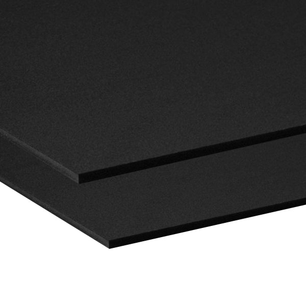 Lamina de Pvc  Board Negra 1.22 M X 2.44