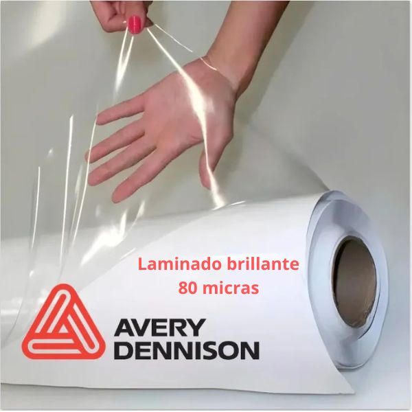 Avery DOL3800 | Laminado brillante 80 micras |PVC monomérico