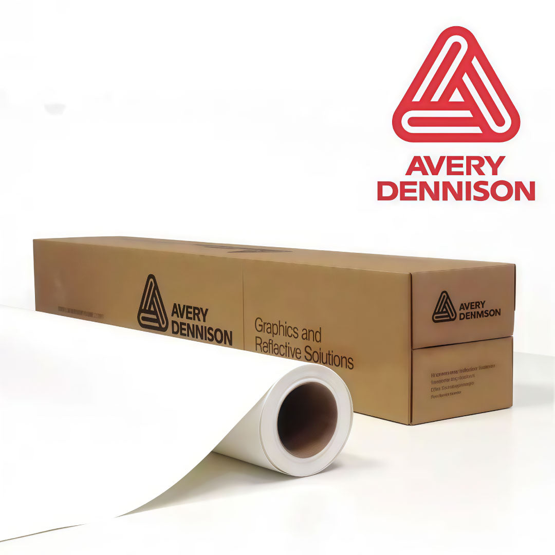 Vinilo blanco Avery mpi 2611| Calandrado Semiconformable satinado| 1,37 X 45