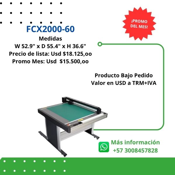 MESA DE CORTE GRAPHTEC FCX2000-60VC VACCUM