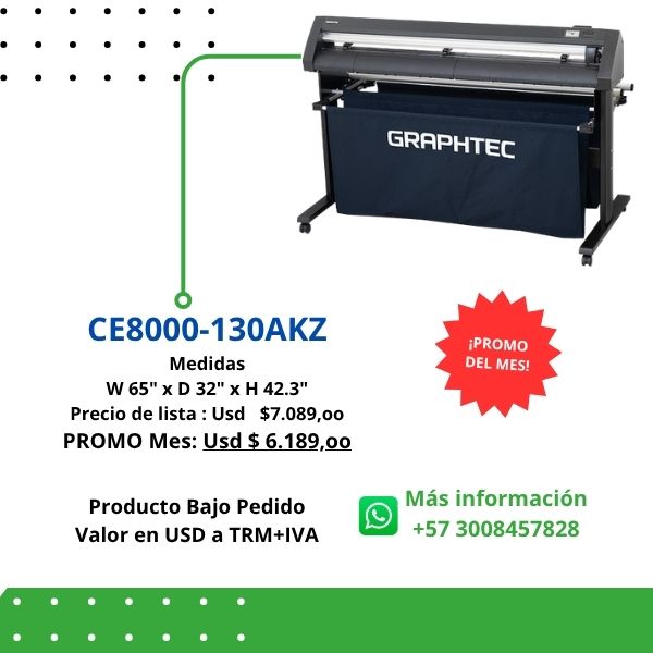Plotter de corte Graphtec CE 8000-130AKZ -AUTOMOTRIZ