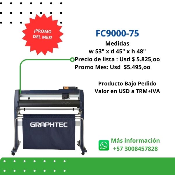 Plotter de corte alta productividad FC9000-75