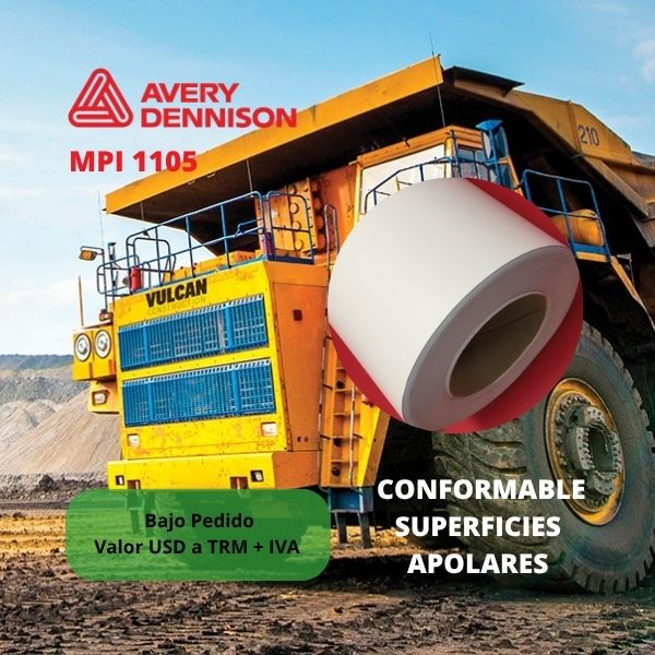 MPI 1106 AP Vinilo Conformable  Superficies Apolares
