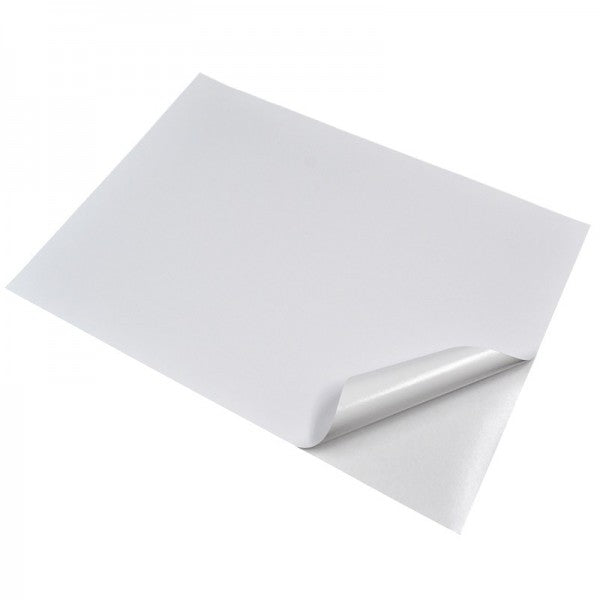 Papel propalcote esmantado adhesivo semibrillante